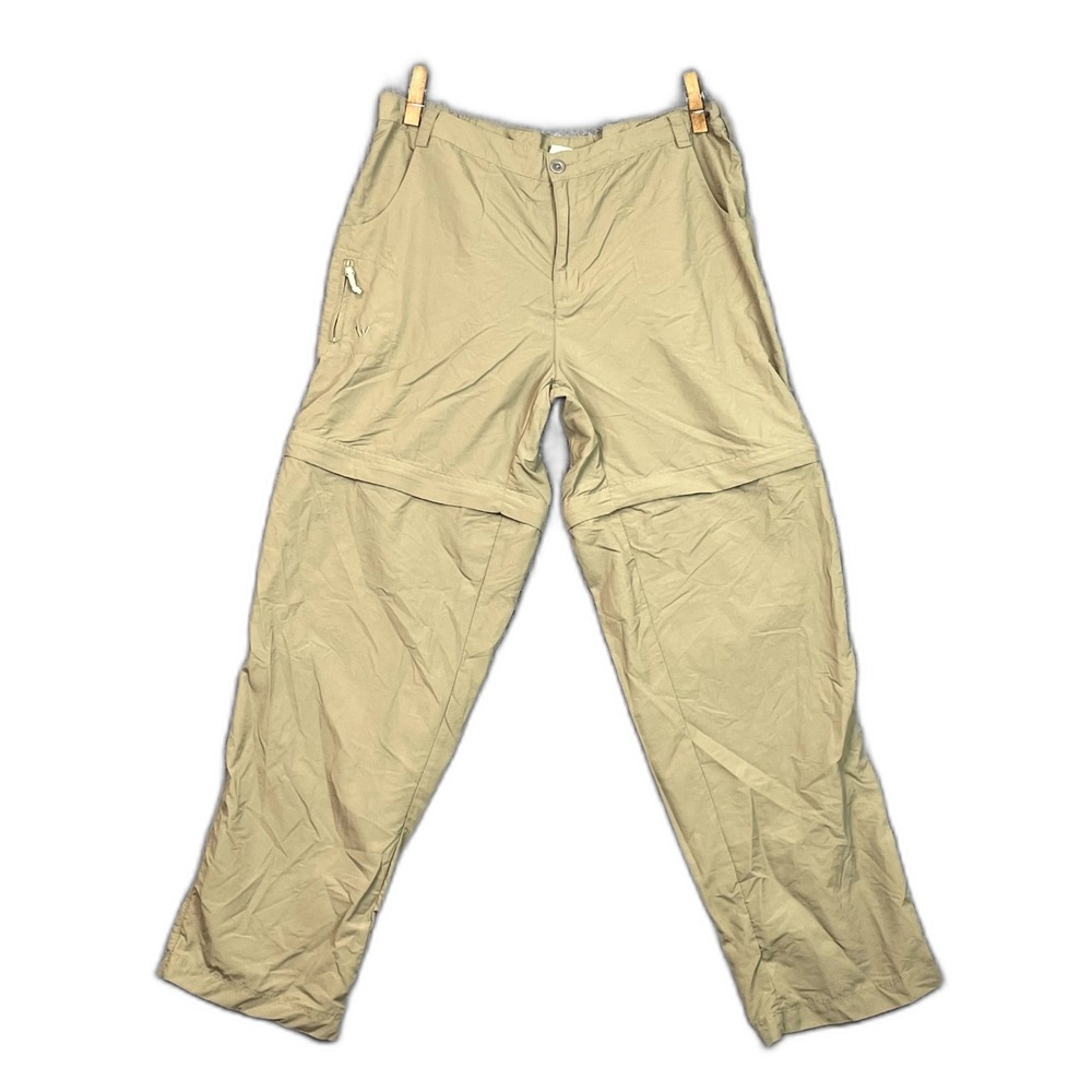 White Sierra Think Outside Convertible Hiking Pants Men XL Riding Western Grunge